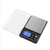 INF Natančna elektronska kuhinjska tehtnica 2kg/0.1g, kompakten dizajn, (5000213122)