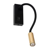 Kanlux 32519 - LED upogljiva namizna svetilka TONIL LED/3,3W/230V črna/zlata
