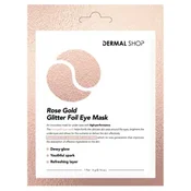 Dermal Maska za regiju ispod ociju Rose Gold Glitter, 2/1