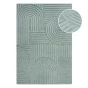 Tirkizni ručno rađen vunen tepih 200x290 cm Zen Garden – Flair Rugs