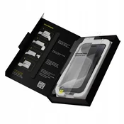 2X STEKLO ZA IPHONE 15 PRO MAX SPACECASE QUICKFIT STEKLO Z APLIKATORJEM