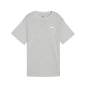 PUMA Essentials Logo Tee Kids, Shop, Light Gray Heather, 5-6Y