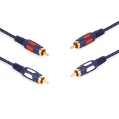 Kabel 2x RCA (činč) vtič - 2x RCA vtič (činč) vitalco 25,0 m