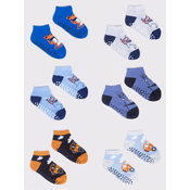 Yoclub Kidss 6Pack Boys Ankle Socks SKS-0089C-AA0A-002