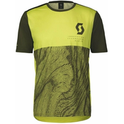 Scott Trail Vertic S/SL Mens Shirt Bitter Yellow/Fir Green S