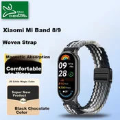 Chensong Zamenska narukvica za pametni sat za Xiaomi Smart Band 8, Crna