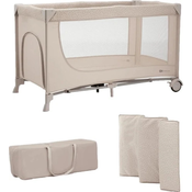 Kinderkraft prenosivi krevetac joy 2 beige ( KLJOY02BEG00000 )