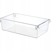 Koopman Organizator za hladilnik, prozorna plastična posoda, 36x20,5x10 cm, 1 kos.