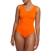 cfab Oblikovanje postave Tank Bodysuit Sculpting Shapewear mit Slip oranžna