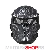 Zaštitna Maska KombatUK Skull Gunmetal Grey