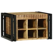 vidaXL Stojalo za vino 46x35x27,5 cm Trden mangov les
