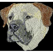 shumee Boerboel, južnoafriški mastif - našitek v obliki psa, vezen našitek, edinstvena dekoracija nahrbtnika znamke Art-Dog