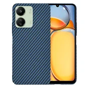Trden TPU ovitek Techsuit Carbonite FiberShell za Xiaomi Redmi 13C 4G/Poco C65/Redmi 13C 5G - cyan