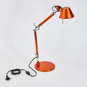TOLOMEO MICRO STOLNA SVJETILJKA METAL NARANCASTA E14 SA POSTOLJEM A011860