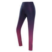 Womens quick-drying leggings ALPINE PRO ARELA neon knockout pink variant PA