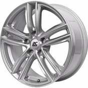Aluminijski naplatak RC Design RC27 6,5x16 5/114,3 ET45 W4 Srebrna/Kristallsilber - EAN kod 4250145478202