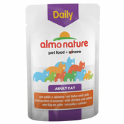 6x70g Almo Nature Daily Menu za mačke Polenovka & kozice