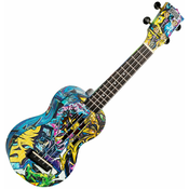 Mahalo MA1GR Art II Series Soprano ukulele Graffiti
