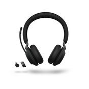 Jabra Evolve 2 65 UC Wireless Bluetooth Stereo Headset m. Loading station black