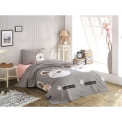 Lessentiel Maison Set Tavsancik jorgan i jastucnice, 200 x 230 cm, siva