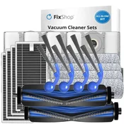 Set rezervnih dijelova za Ecovacs T80 Omni, T80 (2x Glavna cetka, 4x Filter, 4x Bocna cetka, 4x Krpa za brisanje, 4x Vrecica za prašinu)
