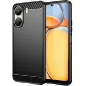 GS Ovitek za Xiaomi Redmi 13C/Poco C65, Karbon, črn