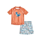 PLAYSHOES UV-zaščita Dino svetlo modra/temno modra/jastog/bela