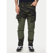G-Star Raw Hlače iz tkanine 3D Cargo 2.0 D24308-D386-G393 Zelena Tapered Fit