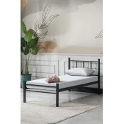 Hanah Home Ram za krevet K90, 90x190x95 cm, Crni