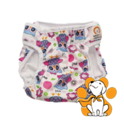 Misoko Diapers Reusable Female White XS, Periva Pelena Za Ženke, Sove