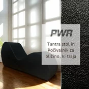 PWR Tantra Moon | Tantra Stol in Počivalnik za Bližino, Ki Traja!