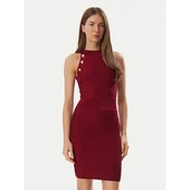 Marciano Guess Pletena obleka G6BK15 Z1581 Temno rdeča Slim Fit
