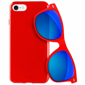 Puro ovitek za iPhone 7 in sončna očala, rdeč