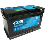 Akumulator EXIDE Micro-Hybrid AGM EK800 - 80Ah/800A