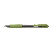 Gel olovka, 0,32 mm, s gumbom, PILOT G-2, svijetlozelena BL-G2-7-LG