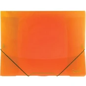 Karton P+P Karton P+P Opaline mape z zavihki in elastičnim trakom, A4, oranžne barve