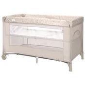 Lorelli prenosivi krevet carina 2 nivoa - beige stars ( 10080672417 )