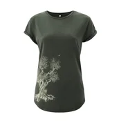 Life-Tree Majica Olive Tree zelena