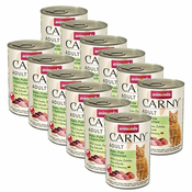 Animonda Carny Adult – piščanec, puran in zajec 12x400 g