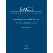 BACH J.S.:SIX BRANDERBURG CONCERTOS BWV 1046-1051 STUDY SCORE