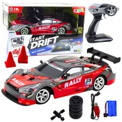 slomart LEAN TOYS RC Drift dirkalnik - rdeče-črni, 30 km/h, 1:16