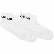 Carape za tenis BOSS Ankle-Length Socks In Stretch Fabric - white