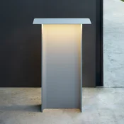Luceplan Fienile LED luč za osvetlitev poti 72 cm svetlo siva - Dizajn - Kovina