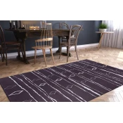 Conceptum Hypnose tepih Ada Gonul -AL 298, 140x190 cm, antracit-bijeli