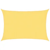 Vidaxl Senčno jadro 160 g/m2 bež 2x3 m HDPE