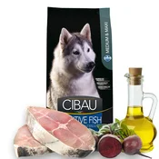 CIBAU Cibau Sensitive Fish Medium & Maki krekeri sa ribom i povrcem [vreca 12kg]