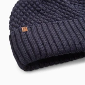 PUMA Wrmlbl Womens Golf Pom Beanie Hat, Dark Blue