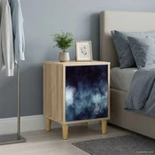Vidaxl Nočna omarica RAALTE Sonoma hrast 36 x 33 x 50 cm