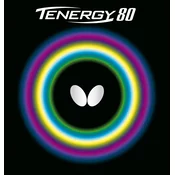 Guma Butterfly Tenergy 80 rdeča, 1,7 mm