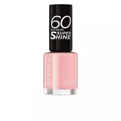 Rimmel London 60 Seconds Super Shine lak za nohte 8 ml odtenek 262 Ring A Ring O´Roses